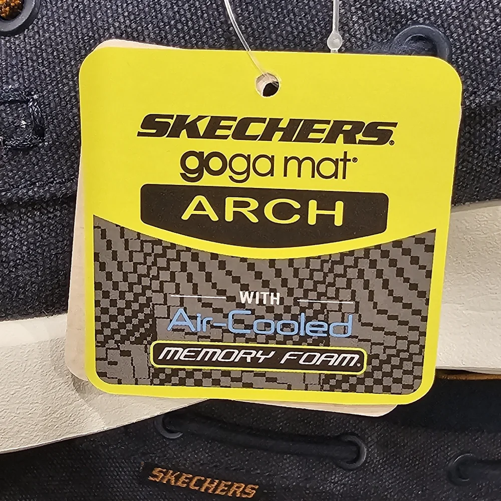 Skechers Bellinger Garmo Slip-on Comfort Boat Shoe Navy Blue Size 7